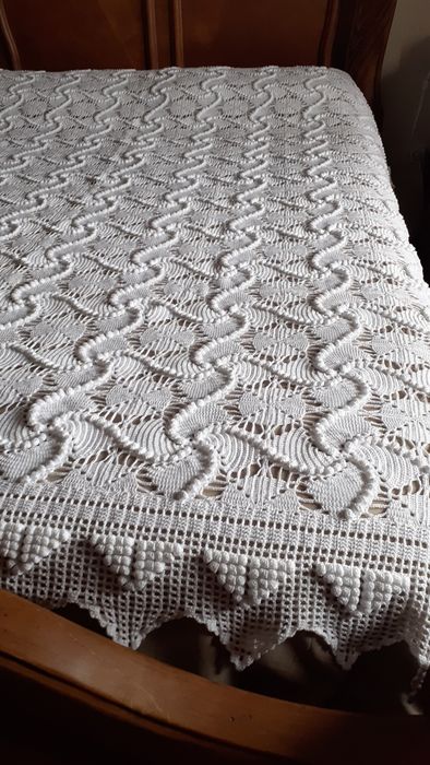 Colcha em crochet