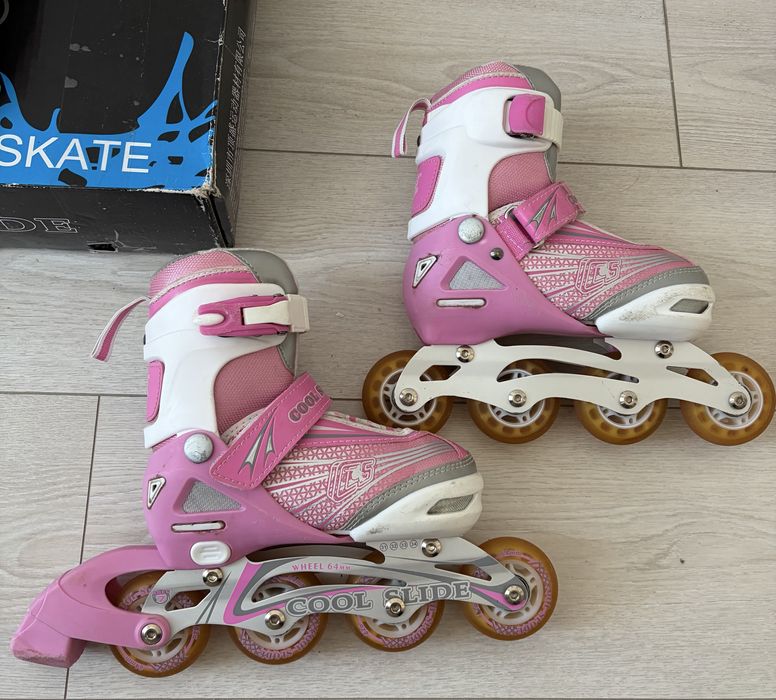 Роликові ковзани Cool Slide  рожеві 31-34 р