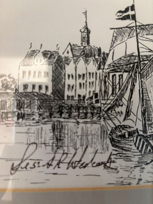 GDAŃSK - oprawiona grafika