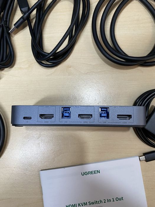 Професійний перемикач KVM ugreen ( світч )