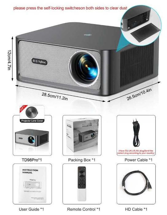 Проектор Thundeal TD98Pro 3000Ansi ТОП!!!