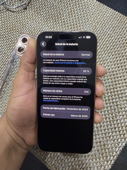 Iphone 16 Pro Max  95% Bateria