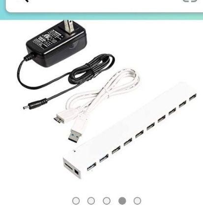 Amazon Basics 10 port usb 3 hub power Хороший хаб на 10портов питание