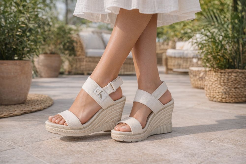 Oryginalne Calvin Klein 40/26 espadryle biale