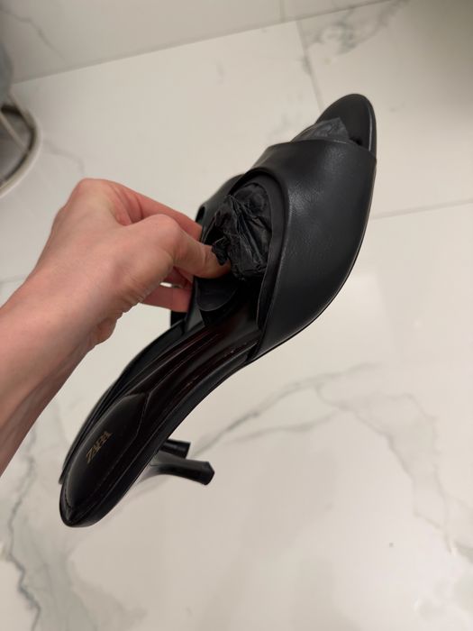Мюли Kitten heel сандали Zara
