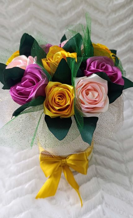 Flower Box – Wieczne Róże z Satyny