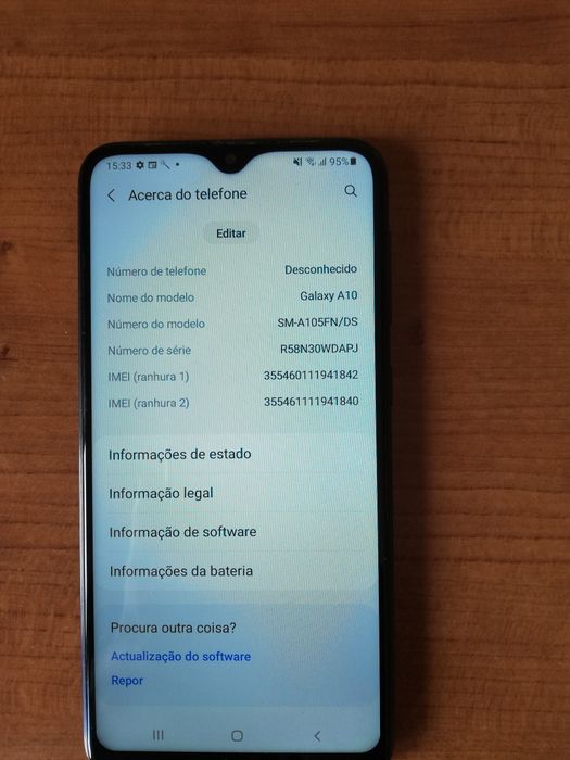 Samsung A10 preto