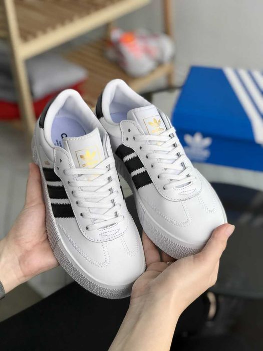 Кросівки Adidas Samba Rose Classic White/Black premium