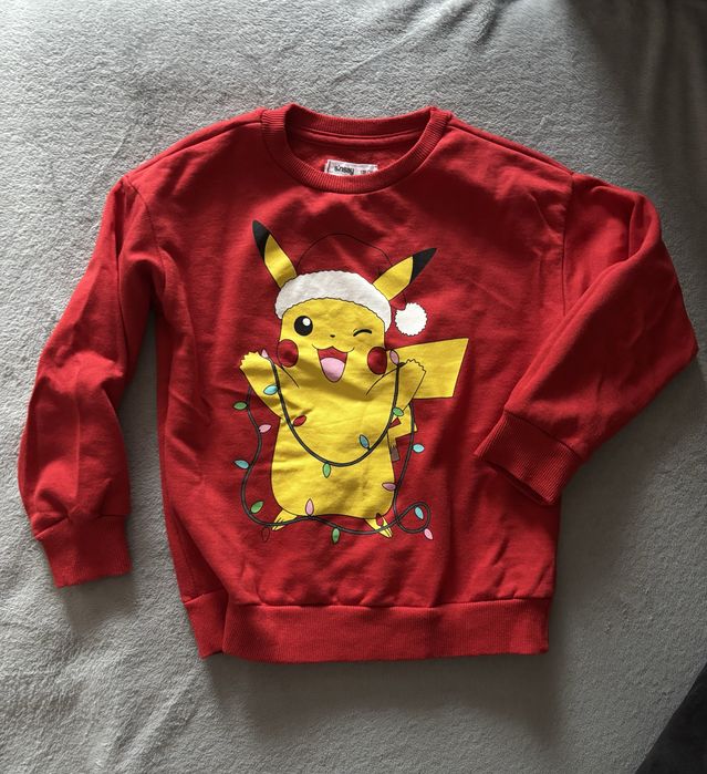 Świąteczna bluza Pokemon Pikachu 122/128