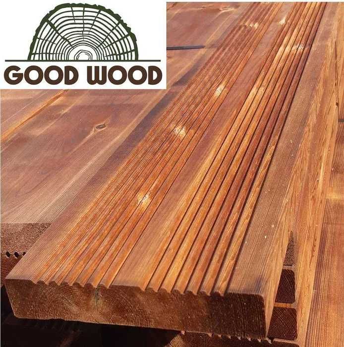 Deski tarasowe 27x144 mm IMPREGNOWANE deska na taras DREWNO Z PÓŁNOCY
