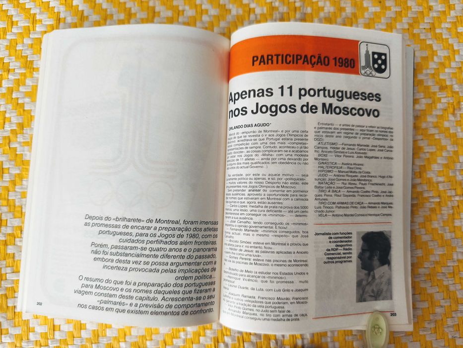 Guia TV dos Jogos Olímpicos de Moscovo 1980