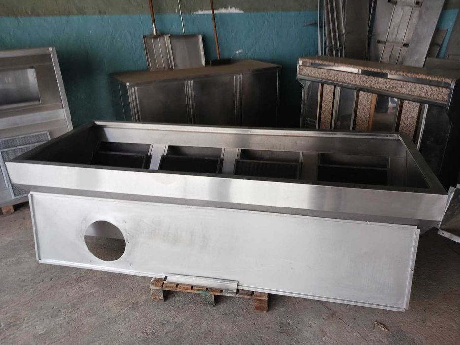 ACM1691 - Hote Mural Inox de 2,6m com 4 Filtros - Usada