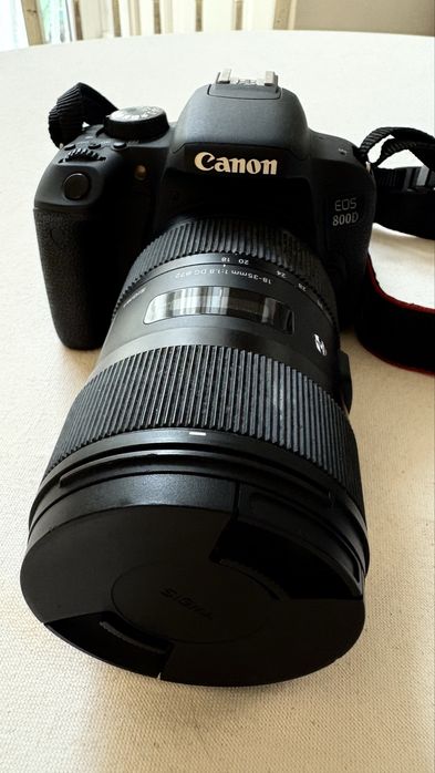 Kit Canon EOS 800D + Sigma 18-35mm f/1.8 Art + 50mm + RØDE