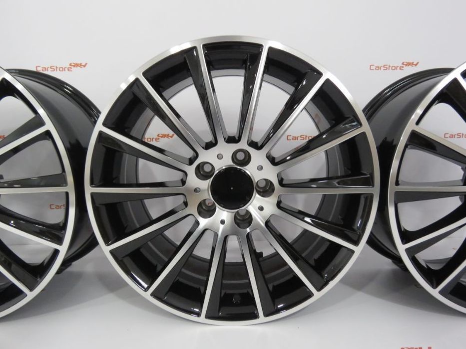 Jantes Look Mercedes Turbine 18 '' x 8 et45 5x112 Pretas e polido
