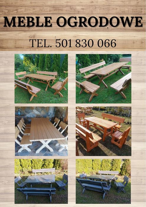 Meble ogrodowe zestaw komplet
