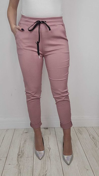 10 KOLORÓW Cygaretki S-XXL eleganckie spodnie damskie