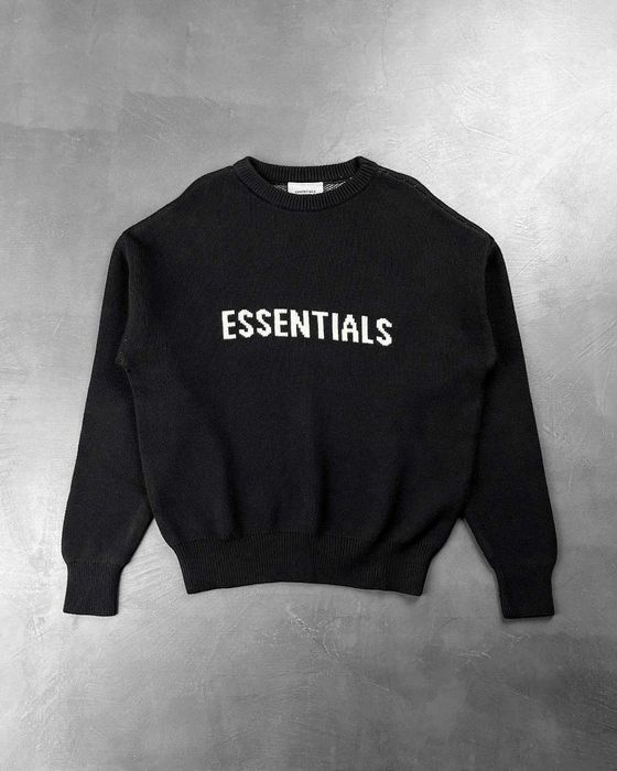 Светр Fear Of God Essentials Knit Sweater Black