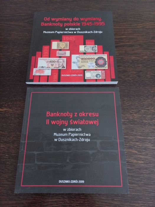 Banknoty Polskie od 1939do1995 ll Wojna ŚW 2 Albumy