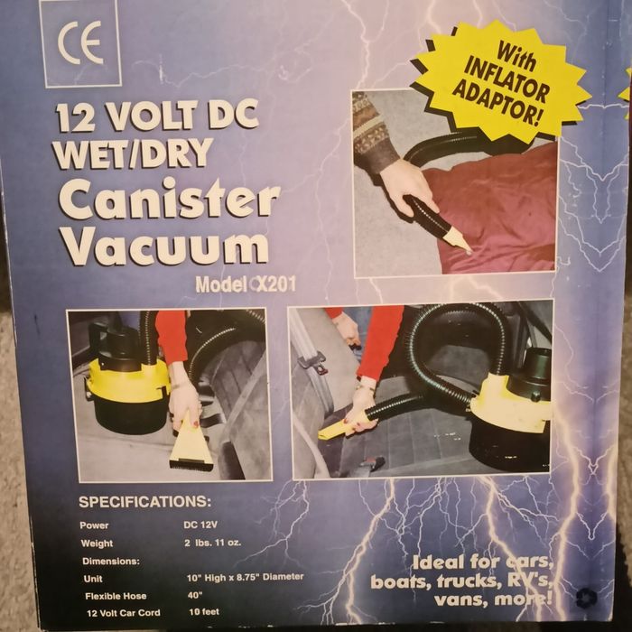 Odkurzacz samochodowy carnister vacuum x201