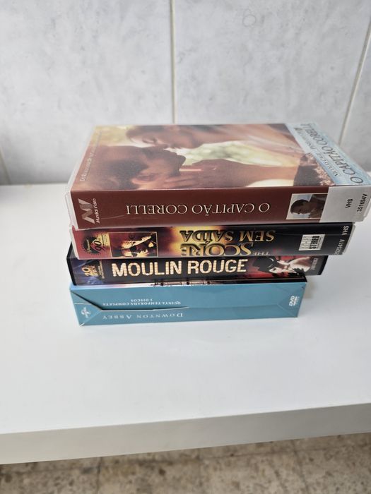 Lote de dvds e cds