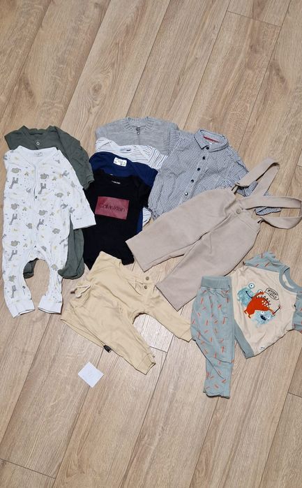 Ubranka dziecięce w rozmiarze 80, Tommy jeansowa, h&m, smyk