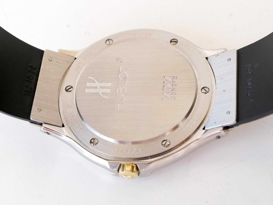 Hublot Classic MDM Geneve Quartz Steel 18K Yellow Gold 36mm