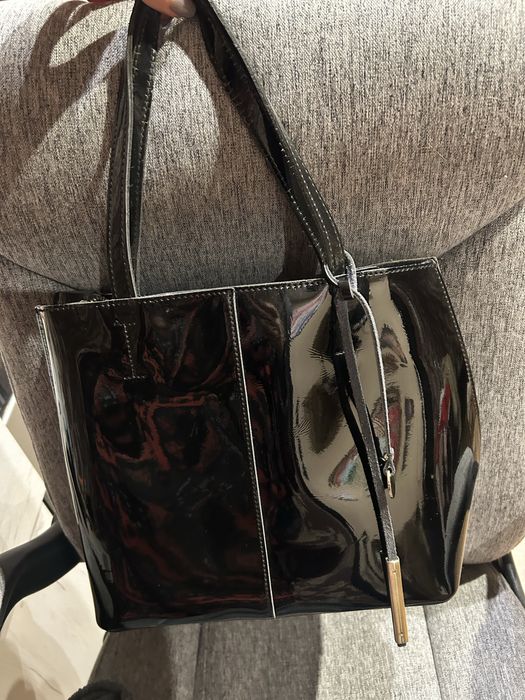 Сумка лакова шкіра натуральна