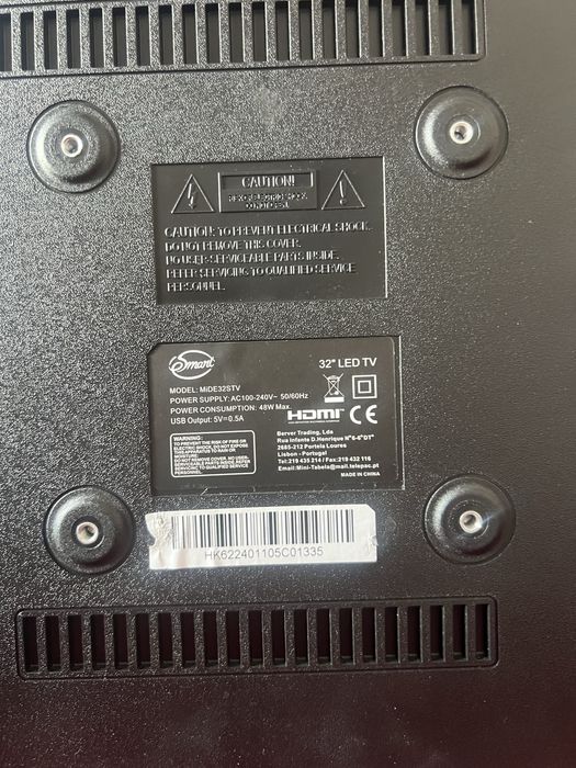 Televisão eSmart MIDE32STV de 32 polegadas