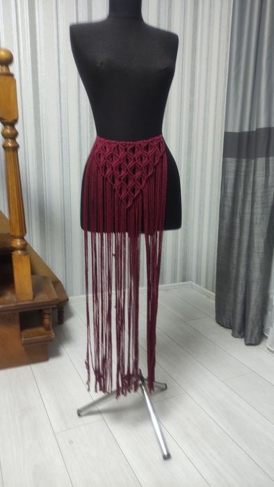 Фартух в етностилі припинда макраме