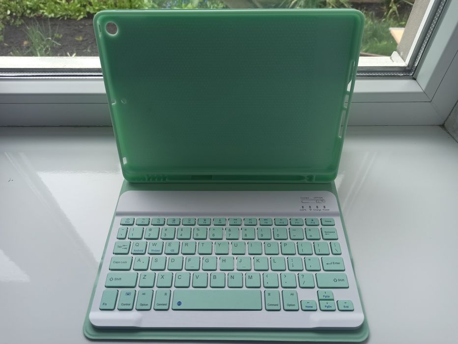 Бездротовий шкіряний чохол-клавіатура для iPad 10.2 дюйма (7,8,9 покоління)