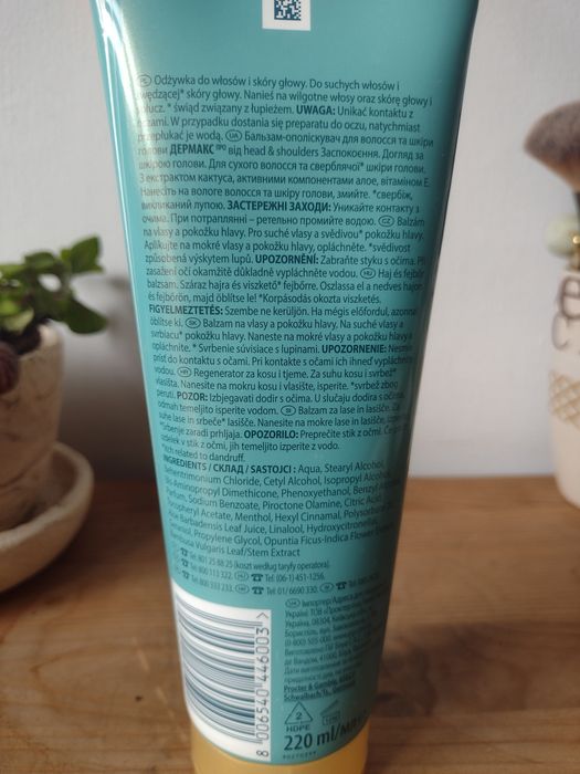 Odżywka do włosów DermaXpro head&shoulders scalp care