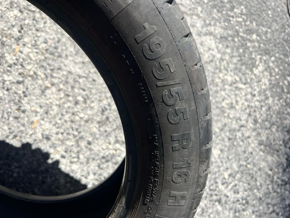 195/55/16 Continental 2 pneus