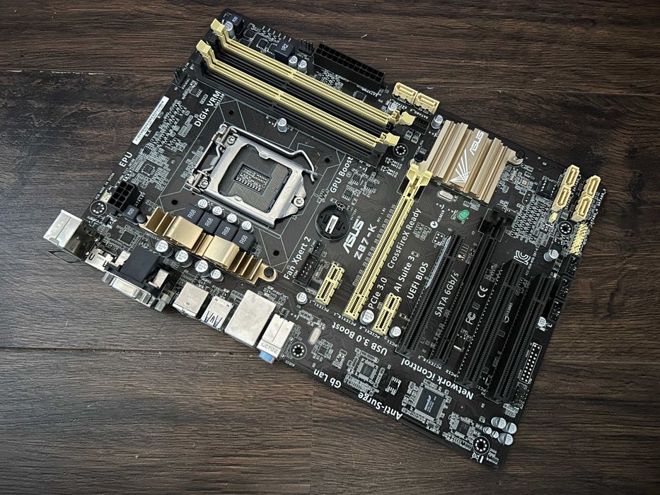 Как новая! Материнская плата ASUS Z87-K 1150 сокет Гарантия!