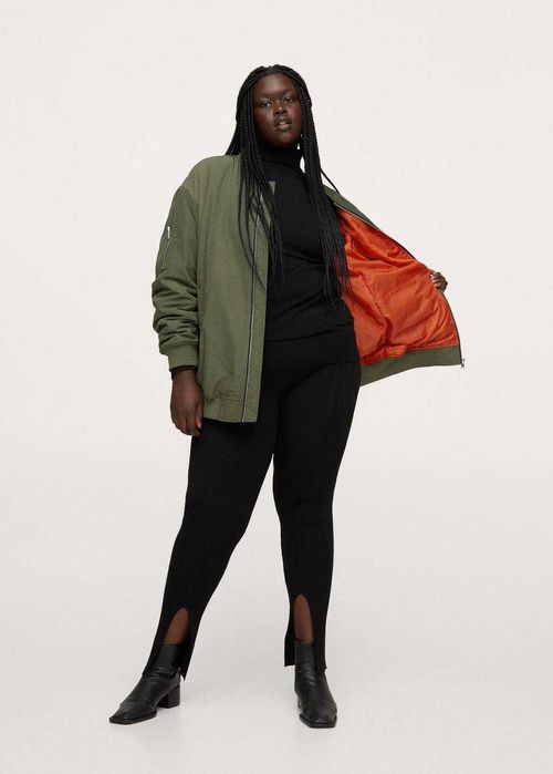 Mango жіноча куртка бомбер великий розмір 2xl plus size