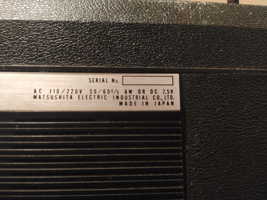 *VINTAGE* Rádio National AM/FM rq-231S, de 1967