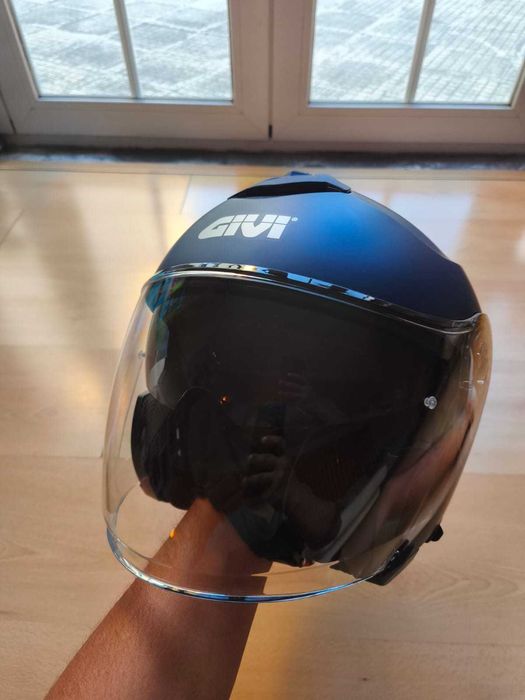 Capacete Jet GIVI HPS X22 Planet Tam.S