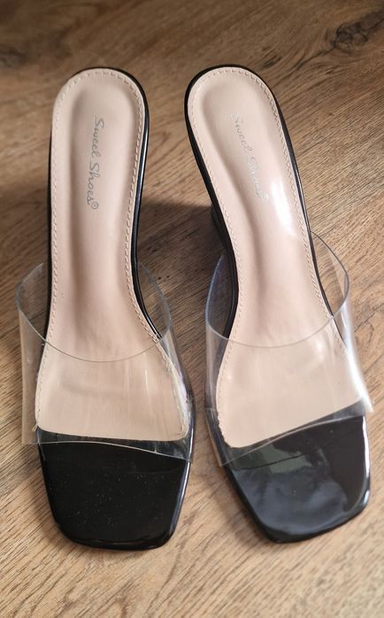 Klapki na koturnie r.39 Sweet shoes