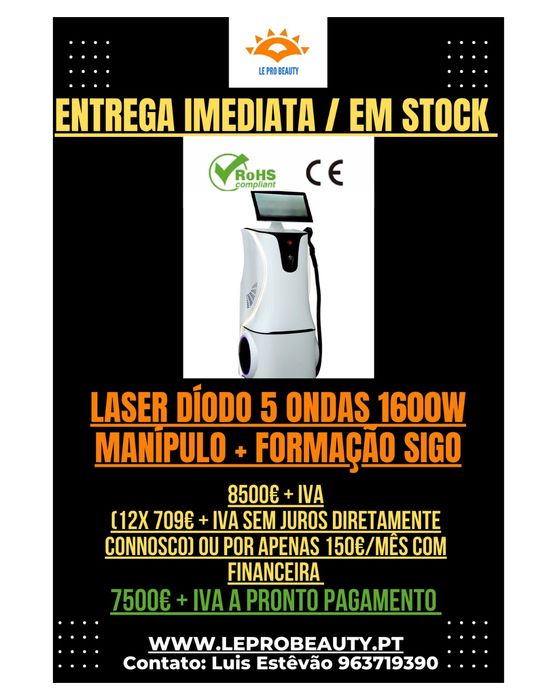 MEGA NOVIDADE Laser Diodo 5 Ondas +  garantia + Curso DGERT