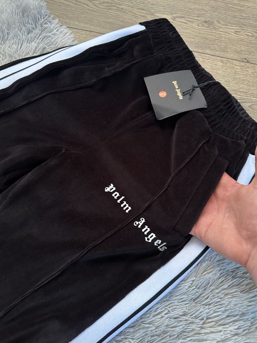 НОВІ Штани ВЕЛЮР Palm Angels Black Velour | Брюки бархатные  Пальм енджилс палм pants/бархатні/