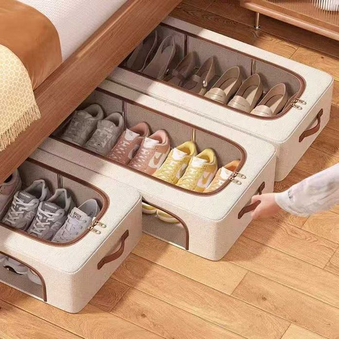Pokrowiec organizer na buty pościel ubrania ze stelażem Premium 38L