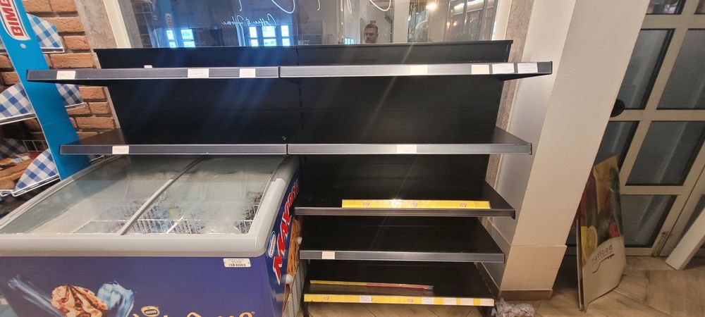 Prateleira supermercado