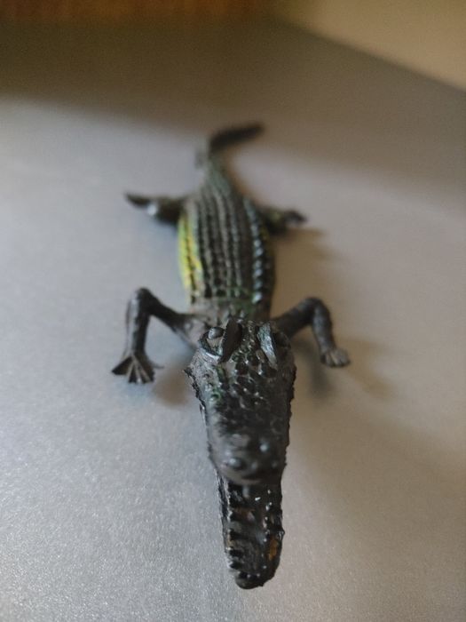 Вiнтажний гумовий крокодил 1970-тi