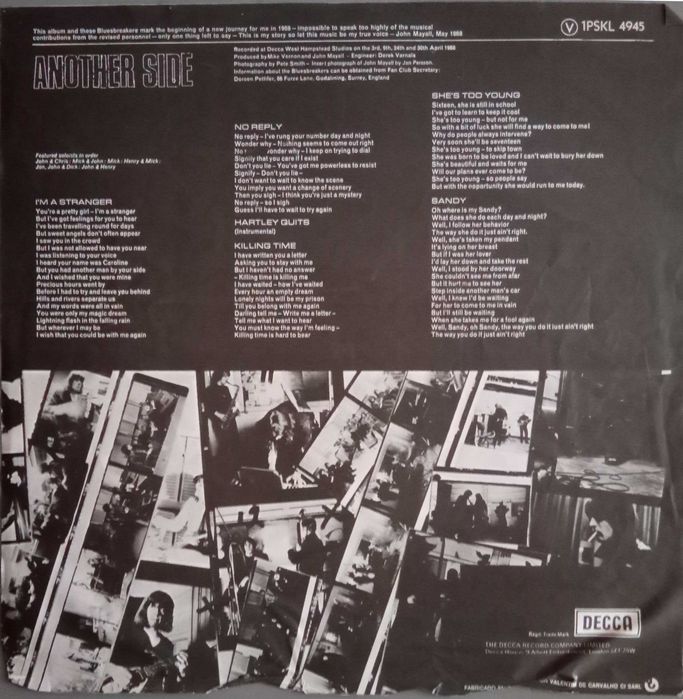 John Mayall' Blues Breakers - - - - - Bare Wires - - - - - LP
