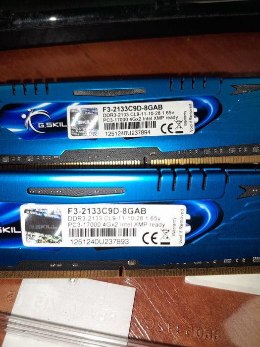 Озу g.skill ddr3 2133 4gx2
