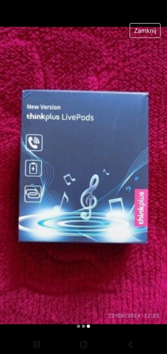 Słuchawki bezprzewodowe Lenovo Thinkplus Lp33