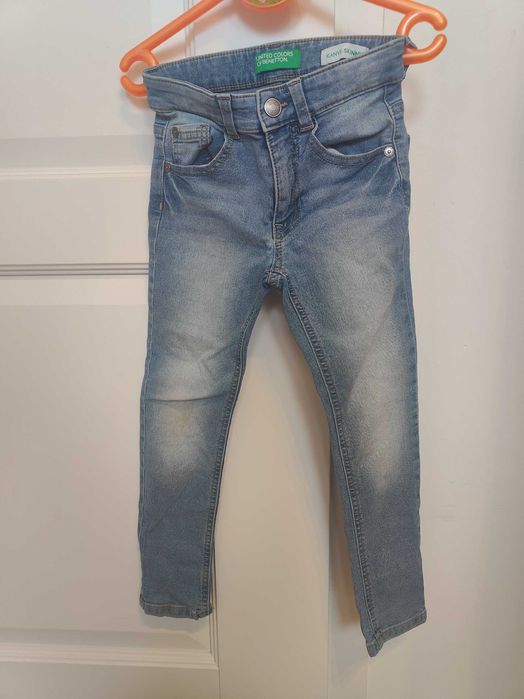 Jeansy Benetton rozm. S 122 cm