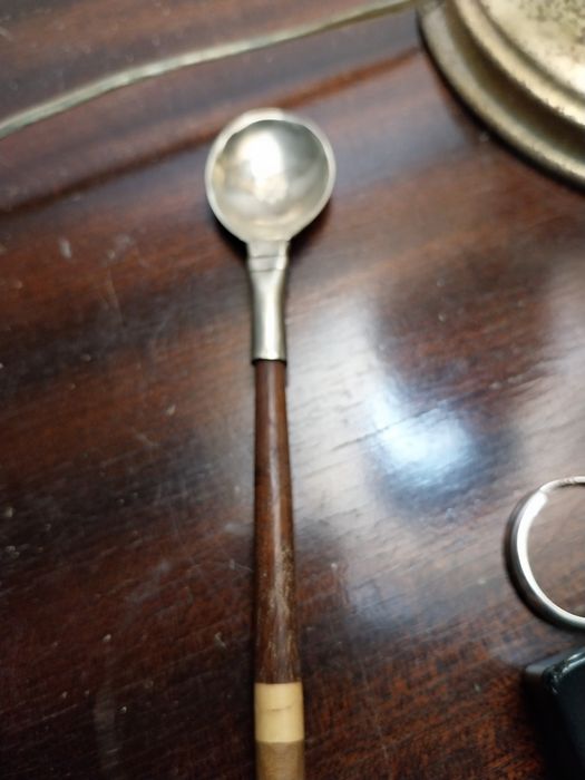 Colher de liga metalica tipo casquinha Argentina.