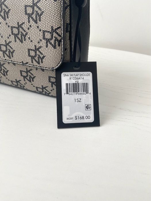 DKNY Sina Flap Shoulder Bag Жіноча шкіряна сумочка дкну женская сумка