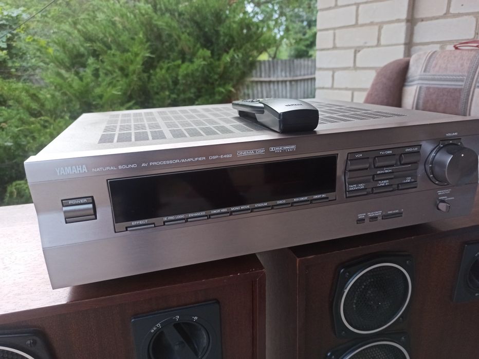 Колонки S-90. Усилитель Ямаха