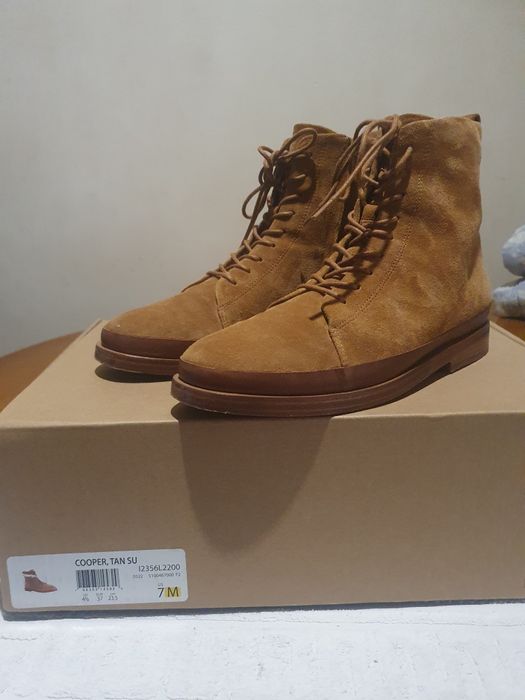 Замшевые ботнки Vince оригинал